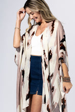 Load image into Gallery viewer, "A Little Beige and Black" Kimono
