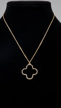Load image into Gallery viewer, &quot;Clovered&quot; Necklace in Jeweled Black
