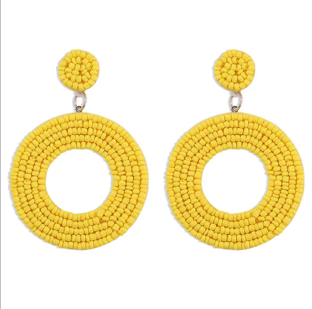 “Seedy” Earring in Yellow