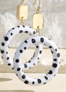 “The Dalmatian” Earring