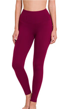Load image into Gallery viewer, “On The Go” Leggings in Dark Burgundy
