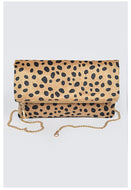 “All Camel” Clutch in Brown
